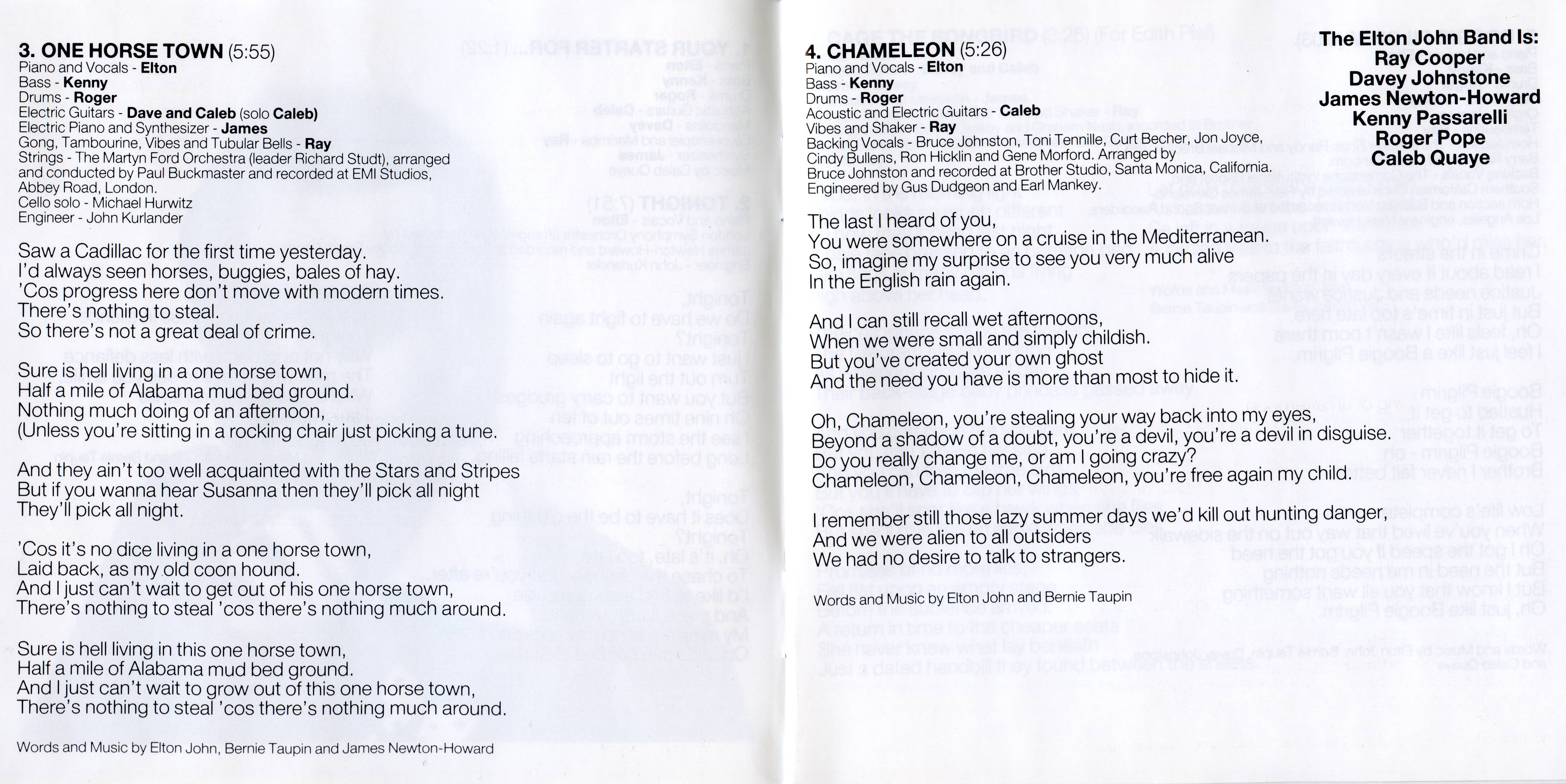 Elton John Blue Moves [booklet03 d]